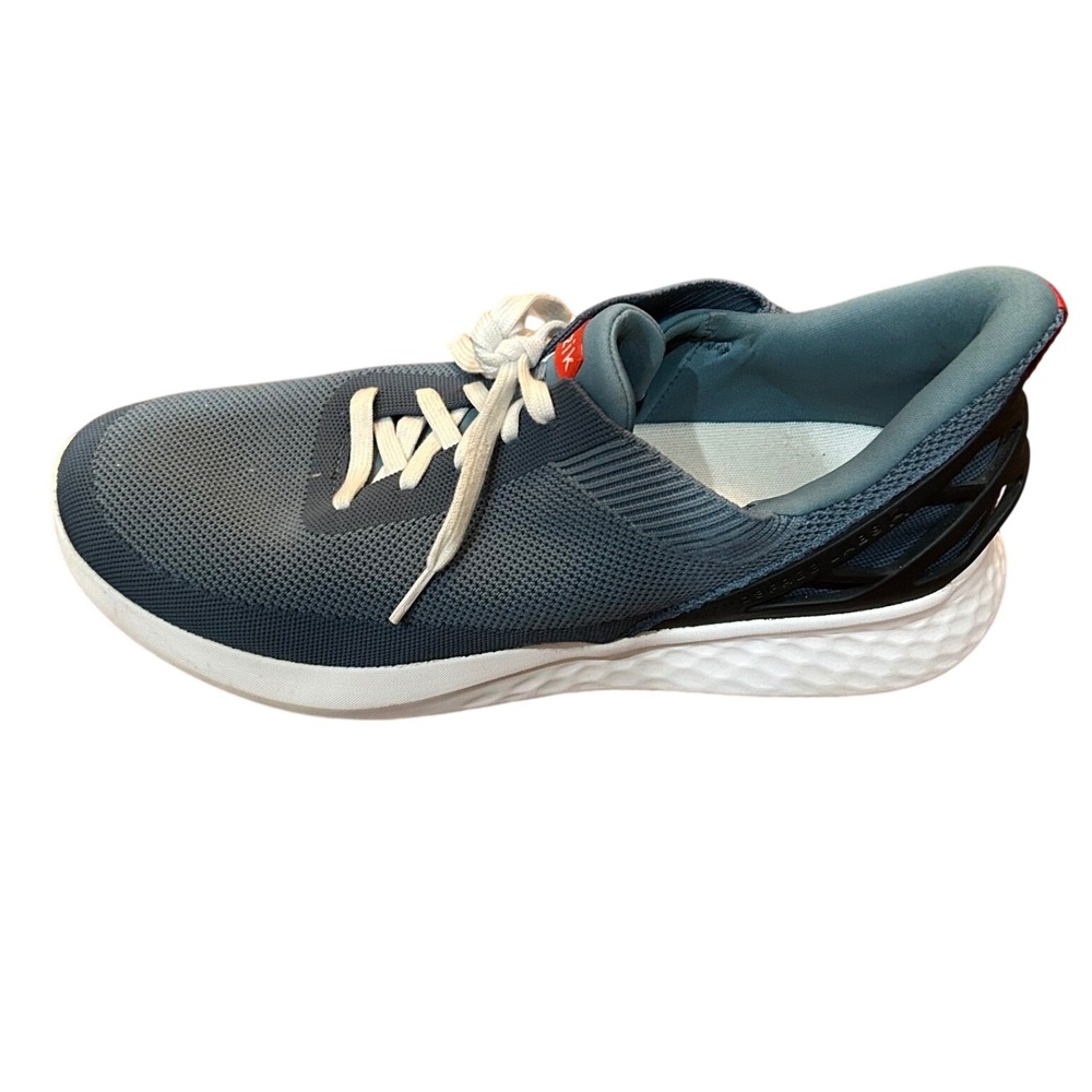 Kizik Athens Sneakers Mens Blue Grey HandsFree L2FC Size 12 Wide